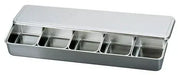 Murano Stainless Steel Press Condiment Container
