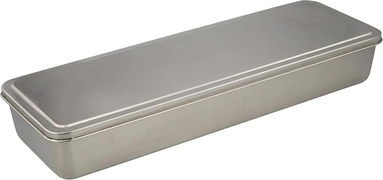 Murano Stainless Steel Press Condiment Container - 4 Pc Long 435x145x60 - 4520785090530