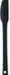 Nagao Tsubamesanjo Silicone Heat Resistant Rubber Spatula - Small Black - 4992519085110