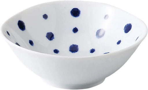 Nishikai Toki Hasami Ware Bowl Dish - Polka Dot - 4965451330068