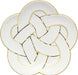 Nishitomi Arita Ware Ceramic Plate Small Plate - Gold 15cm - 4534891449885