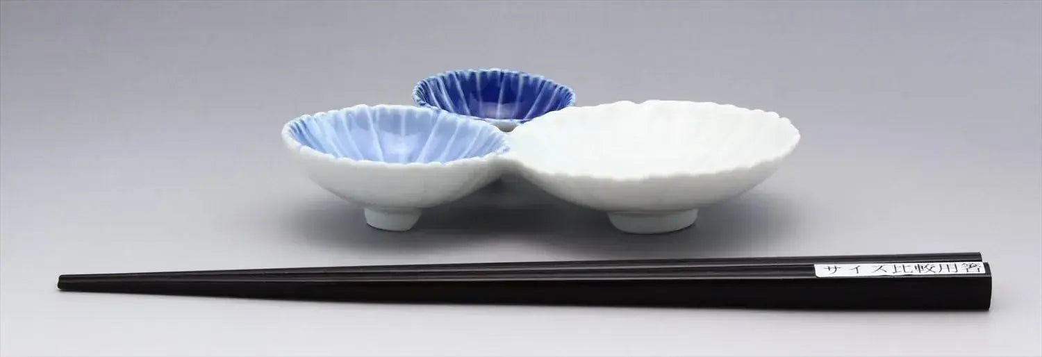 Nishitomi Arita Ware Denbei Kiln Three-Section Plate Set