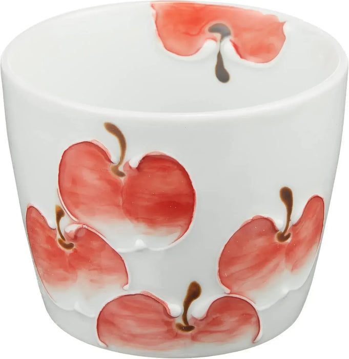 Nishitomi Ceramic Ware Imari Red Apple Soba Cup