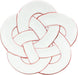 Nishitomi Geological Ceramics Arita Ware Plum Knot Plate