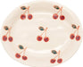 Nishitomi Hasami Ware Fruit Oval Plate - Cherry-02 - 4534891477864