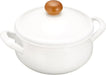 Noda Horo Enamelware Double-Handled Casserole Pot Gas Induction Compatible