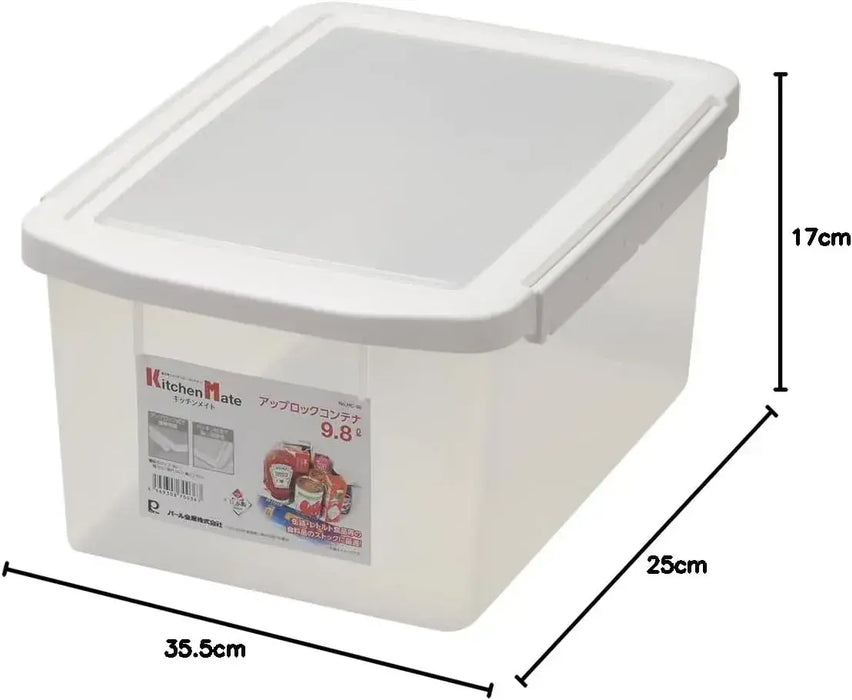 Pearl Metal Storage Box Case Container with Gasket