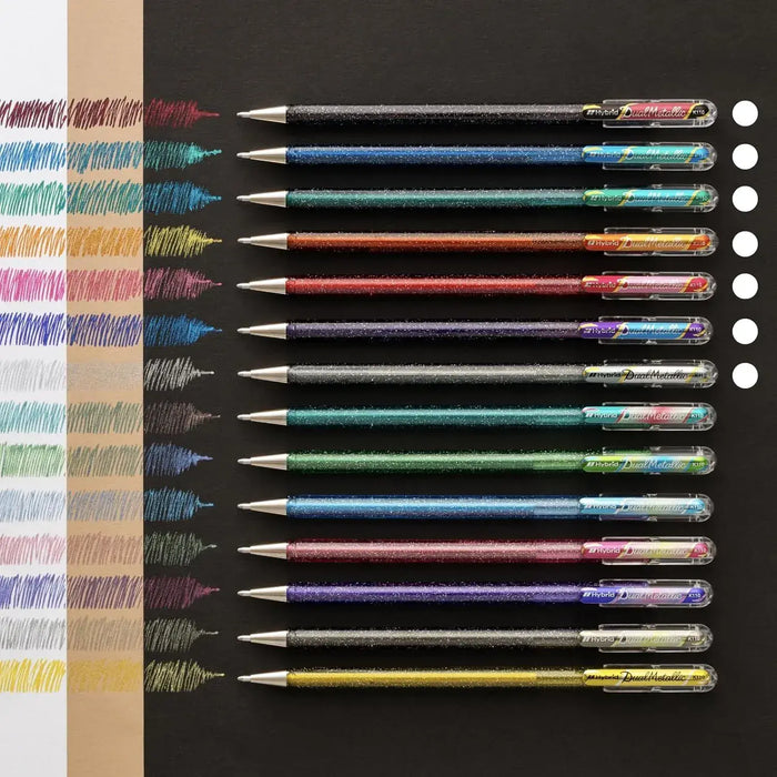 Pentel Dual Metallic Ball Pen Set