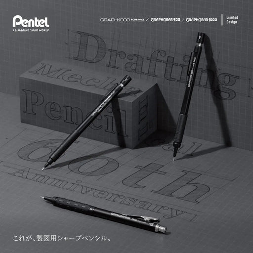 Pentel Graph 1000 Mechanical Pencil Technical Drawing