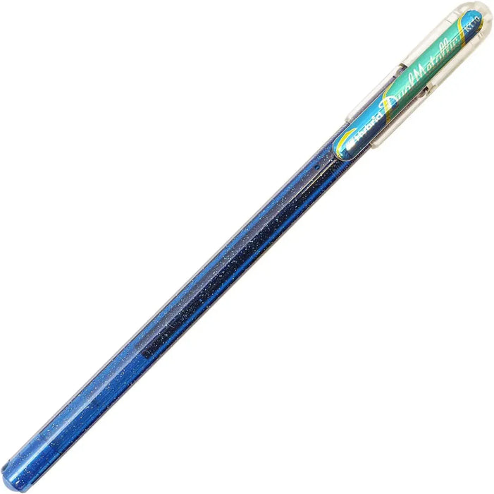 Pentel Hybrid Dual Metallic Glitter Ballpoint Pen 1 0mm Green