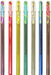 Pentel Hybrid Dual Metallic Glitter Ballpoint Pen Gold 1mm