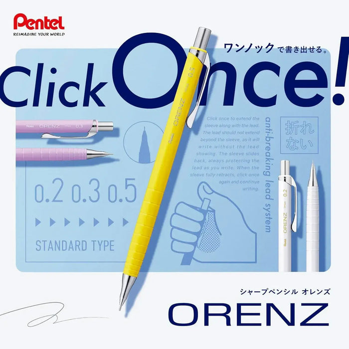 Pentel ORENZ Mechanical Pencil 05mm Blue Barrel