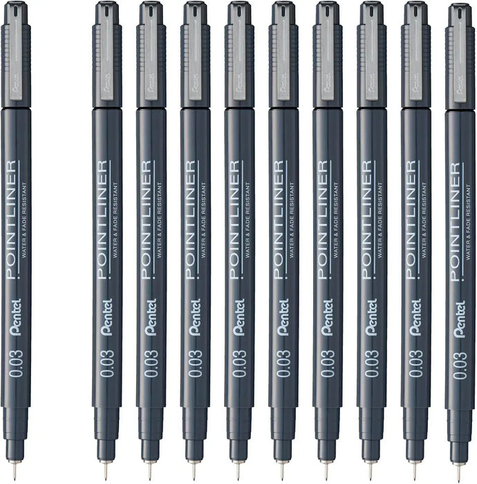 Pentel Point Liner Water Based Pen - 0.03mm - 4902506427205