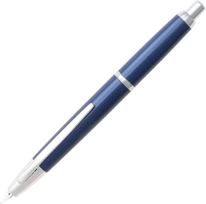 Pilot Capless Decimo Fountain Pen - Dark Blue Mica EF - 4902505674419
