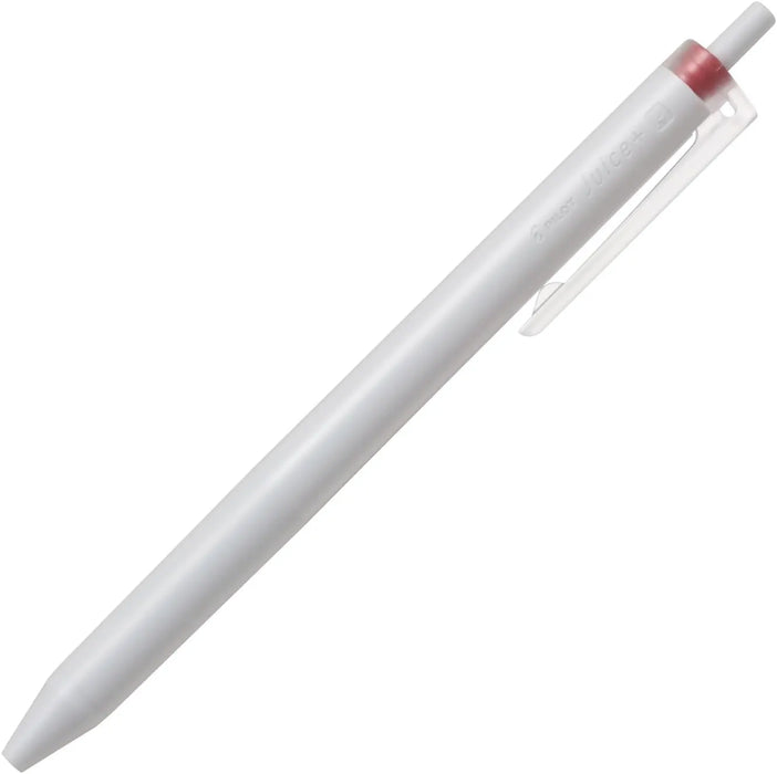 Pilot Gel Ink Ballpoint Pen Juice Plus Smooth Writing - White Shaft Red Ink
 - 4902505688973