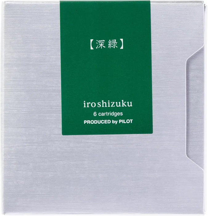 Pilot Iroshizuku Ink Cartridge Refill - Deep Green - 4902505641541
