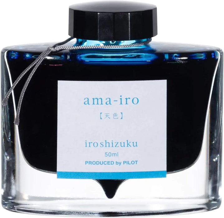 Pilot Iroshizuku Rokka Ink Fountain Pen Ink - Sky - 4902505453625