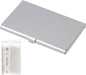Raymay Fujii Aluminum Business Card Case - Silver 25 Sheet Capacity - 4902562524498