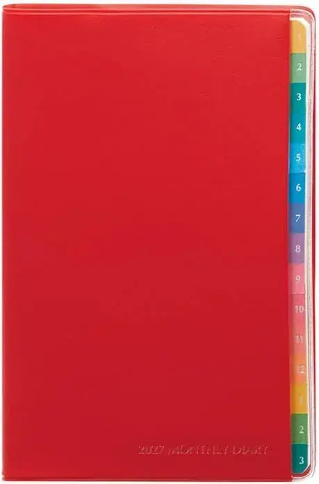 Raymay Fujii Color Index Monthly Diary Notebook