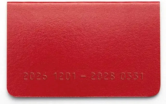 Raymay Fujii Monthly Block Planner Diary - Deep Red - 4902562522876