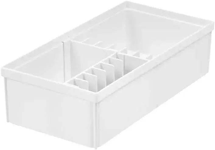 Richell Totono Square Plate Stand for Shelves - White, Drawer Use, Small Bag Storage - 4945680117760