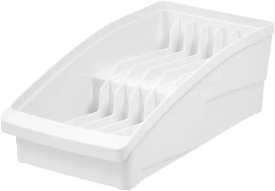 Richell Totono Square Plate Stand for Shelves - White Mini - 4945680117708