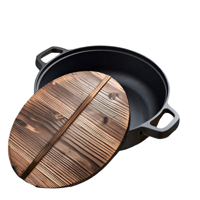Seieido 20Cm Japan Cast Iron Sukiyaki Gyoza Pan