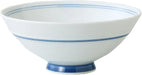Saihaitoki Hasamiyaki Yumemichi Rice Bowl - Large Blue - 4965451992662