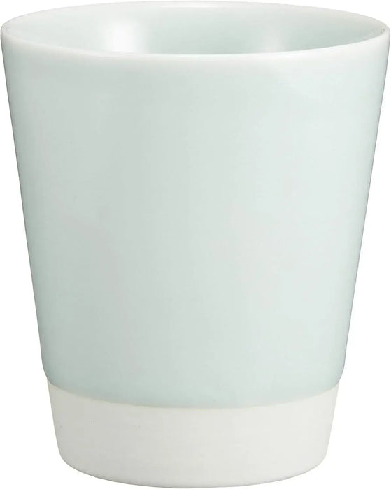 Saikai Pottery Essence Celadon Glaze Bowl - Teal Enamel Cup - 4965451471037