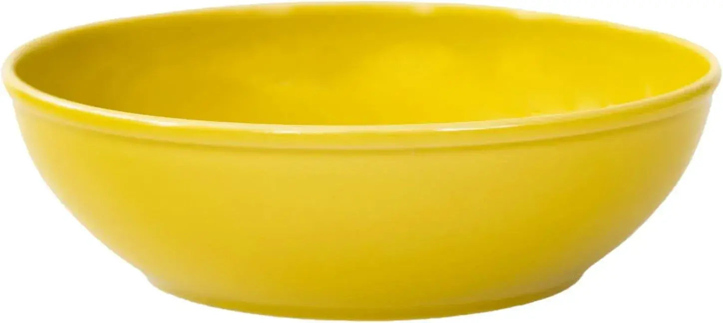 Saikai Pottery Nishiki Hasami Ware Common Bowl Microwave Dishwasher Safe - 18cm Yellow - 4965451132327