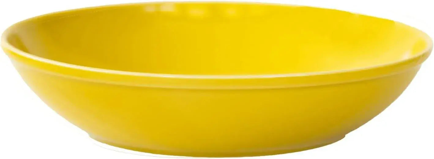 Saikai Pottery Nishiki Hasami Ware Common Bowl Microwave Dishwasher Safe - 21cm Yellow - 4965451132365
