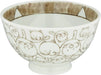 Saikai Toki Hasami Ware Rice Bowl Cat Arabesque Pattern