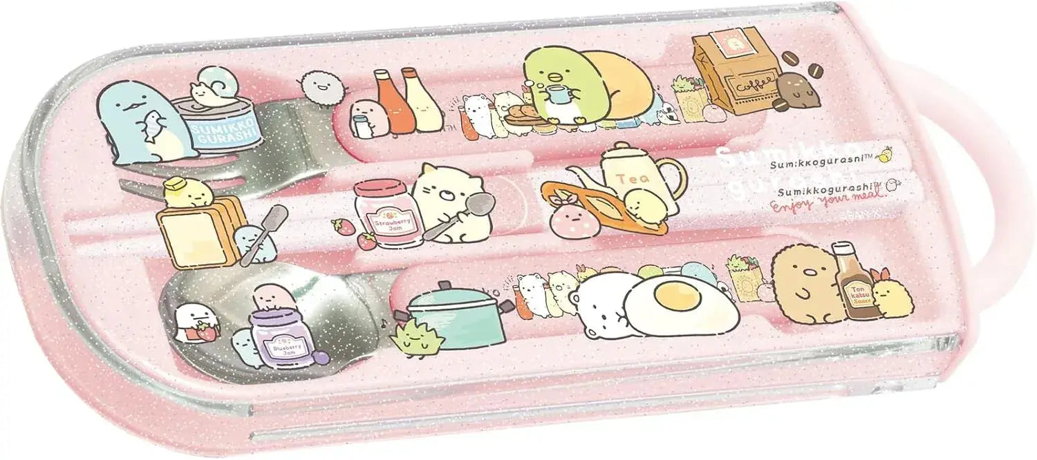 San X Sumikko Gurashi 4 Point Lock Lunch Box - Ka28201 - 4974413870610