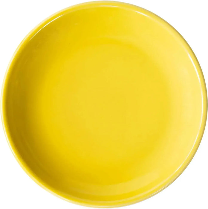 Seikai Pottery Hasami Yaki Common Plate - 12cm Yellow - 4965451170343