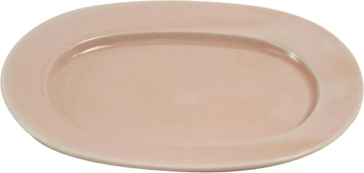 Seikai Toki Hasami Ware Essence Oval Bowl - Pink Side Plates - 4965451144603