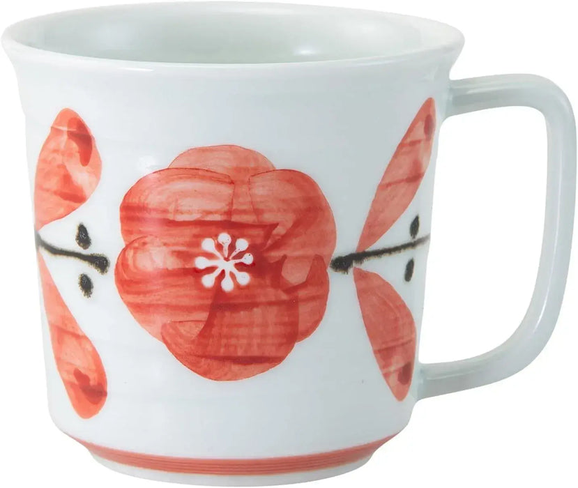 Seikai Toki Hasami Ware Lightweight Mug Ceramic Cup - Red - 4965451740850