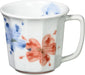 Seikai Toki Hasami Ware Lightweight Mug Microwave Safe - Kuresu Hanae Red - 4965451320229