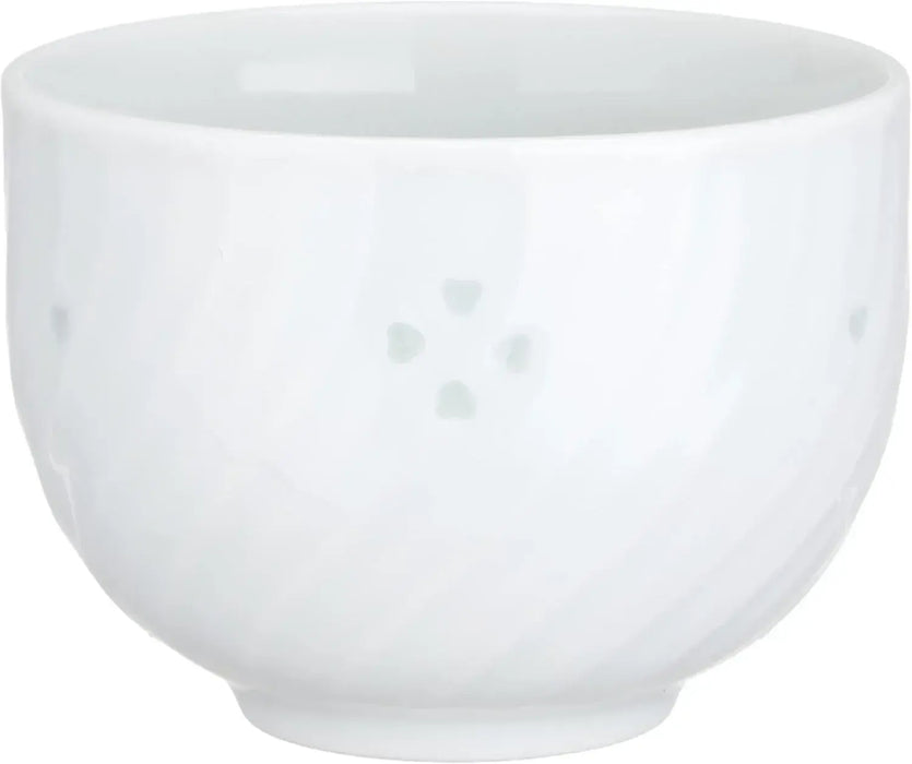 Seikai Toki Hasami Ware Tsubo Tea Cup with Firefly Relief Pattern