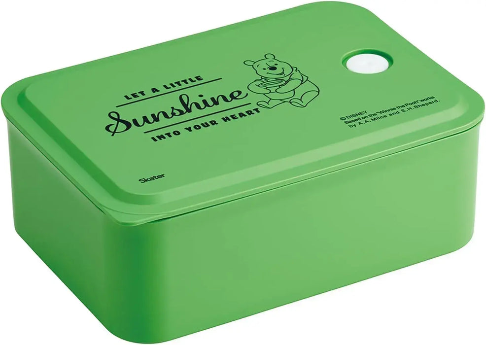 Skater Biomass Easy to Clean Lunch Box with Dome-Shaped Lid - Pooh - 4973307686979