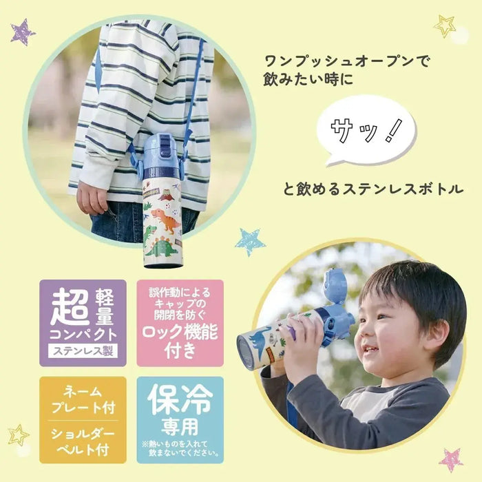 Skater Childrens Stainless Steel Water Bottle