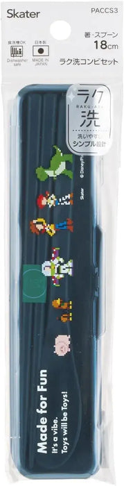 Skater Toy Story Pixel Art Chopsticks and Spoon Set