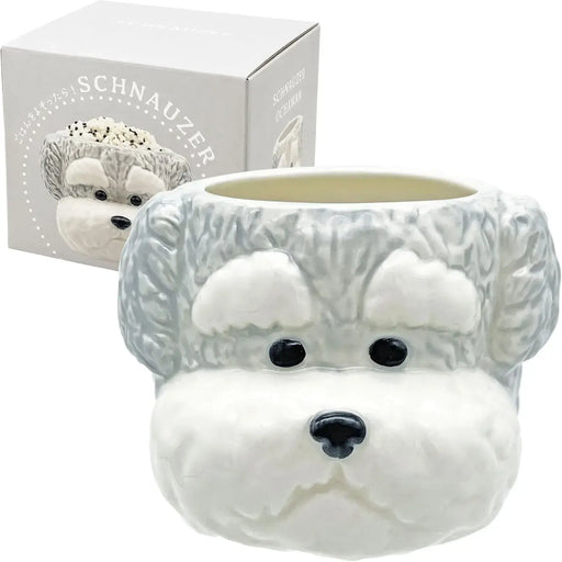 Sun Art Wankole Cute Schnauzer Tableware Dog Rice Bowl