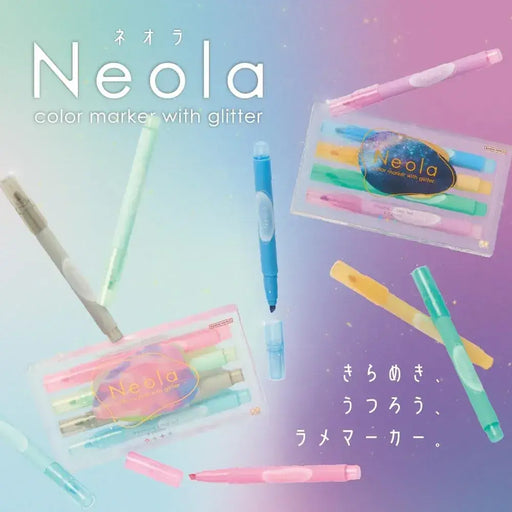 Sun-Star Glitter Marker Neora Dreaming Stationery