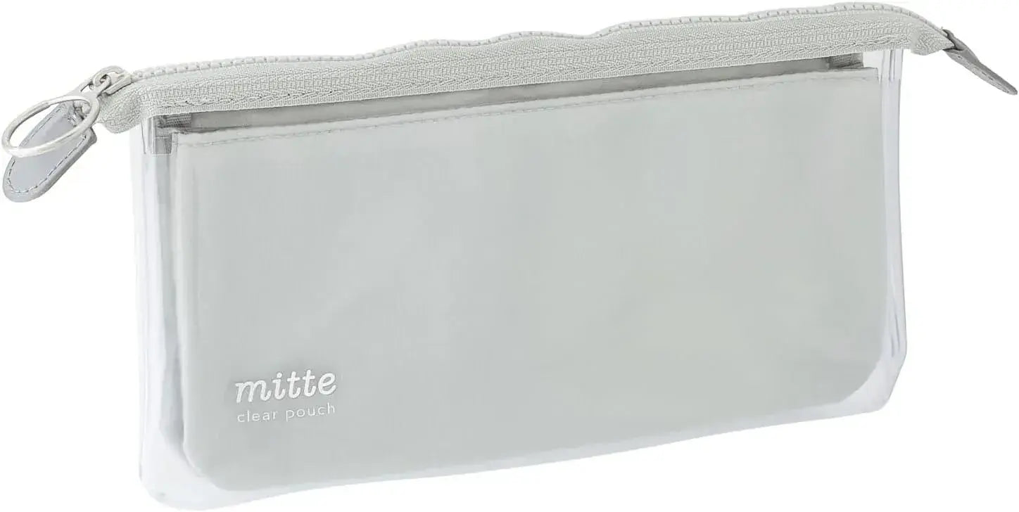 Sun-Star Stationery Clear Flat Pen Case for Organized Storage