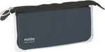 Sun-Star Stationery Pen Case Clear Pouch Flat Design - Light Black - 4901770650340
