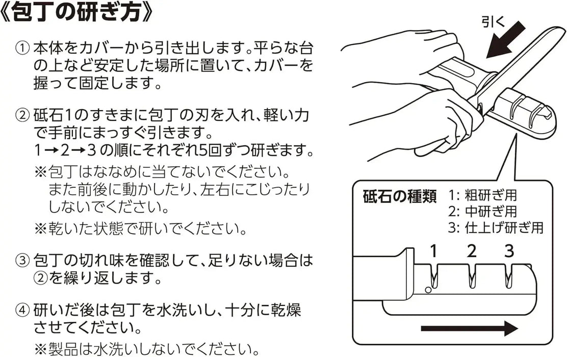 Thermos Compact Sharpener High Storage Knife Sharpening Tool