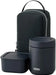 Thermos Vacuum Insulated Soup Jar and Container Set - Black 10.5x10.5x18cm - 4573603024231