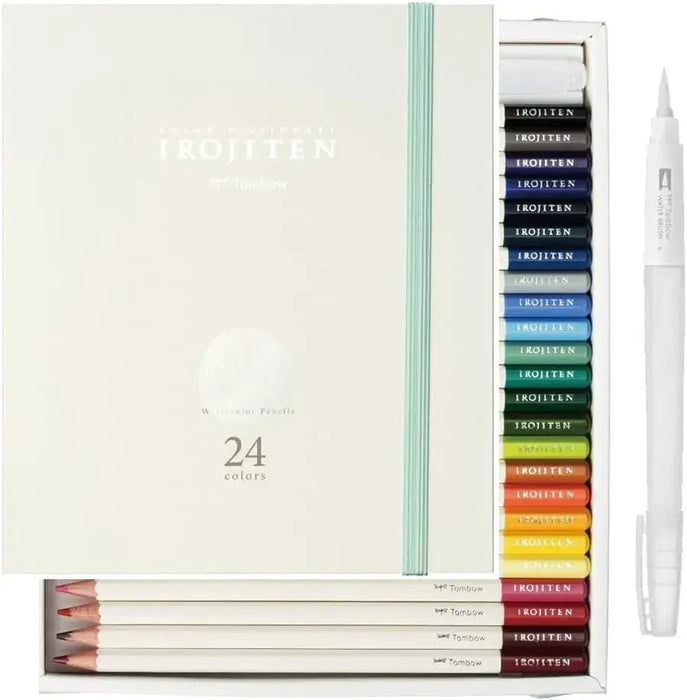 Tombow Color Dictionary Watercolor Pencils - 24 Colors - 4901991023015