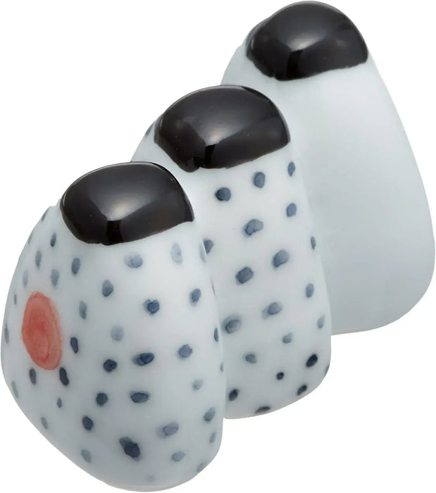 West Sea Pottery Hasami Ware Banana Chopstick Rest - Onigiri - 4965451423487