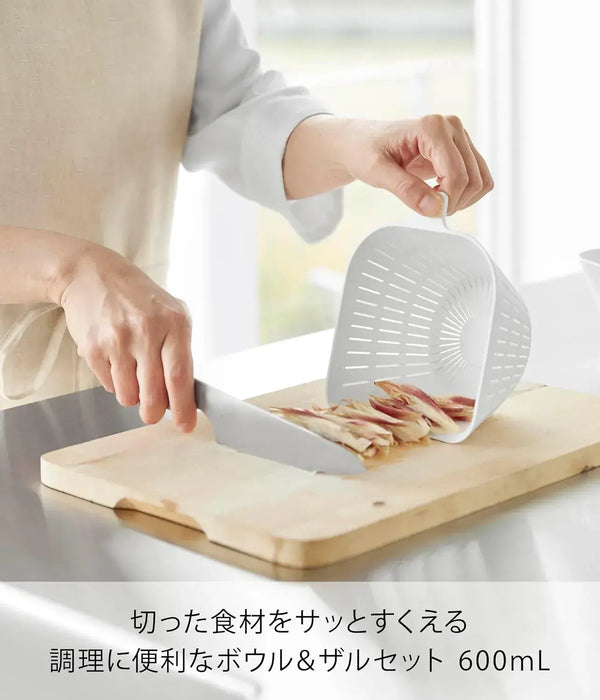 Yamazaki Tower Chili Bowl Colander Set